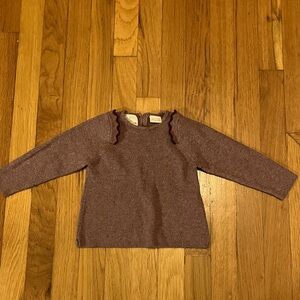 Zara Purple Baby Sweater 6-9 months